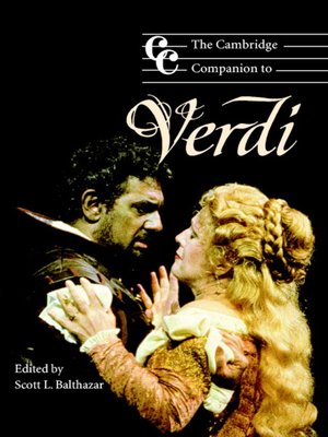 The Cambridge Companion to Verdi - ebook